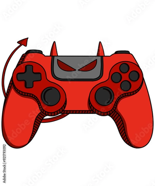 Fototapeta Halloween Game controller Devil PNG