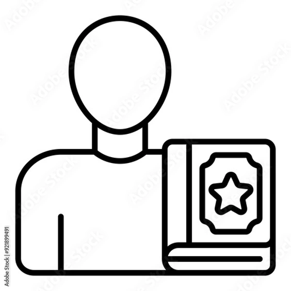 Fototapeta Educator Icon