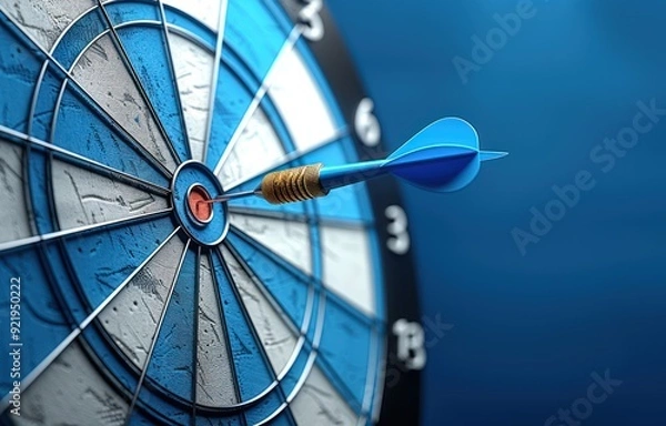 Obraz Bullseye: Precision and Accuracy