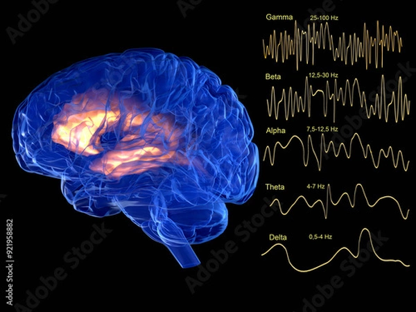 Obraz Brain waves