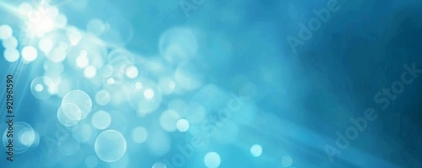 Obraz Abstract blue background with highlights