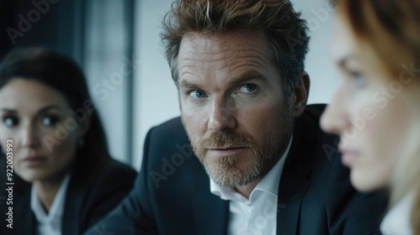 Obraz Couple Sitting at Table