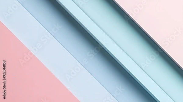 Fototapeta Simple Geometric Background with Copy Space: Minimalistic Design for Clean and Modern Visuals