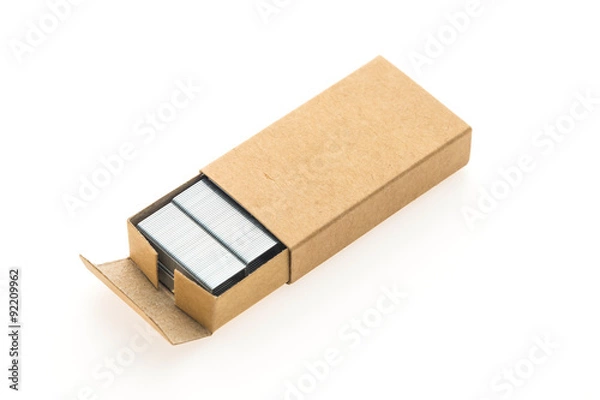 Fototapeta Staples box isolated