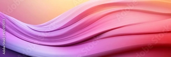 Fototapeta Antelope Canyon, With Pink And Purple Wavy Patterns Illuminated By Warm, Orange Light From The Top Left