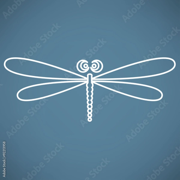 Obraz Dragonfly icon