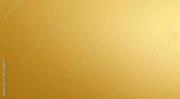 Fototapeta ゴールドの壁のテクスチャ背景。光沢のある光の反射を備えた壁シートに黄色の光沢のある金箔ペイント、鮮やかな金色の紙の高級壁紙
