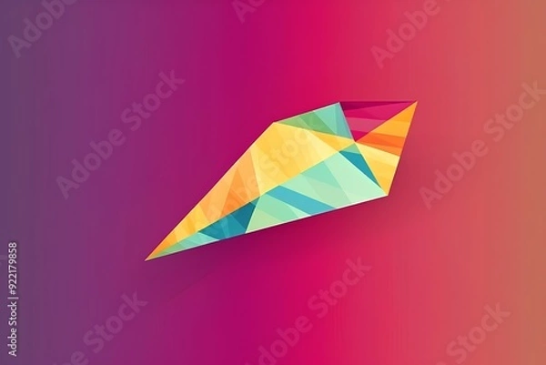 Fototapeta abstract origami background