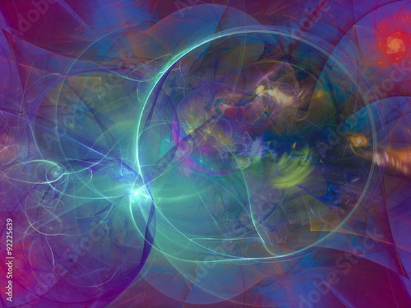 Obraz Grunge abstract textured digital  collage, artistic background