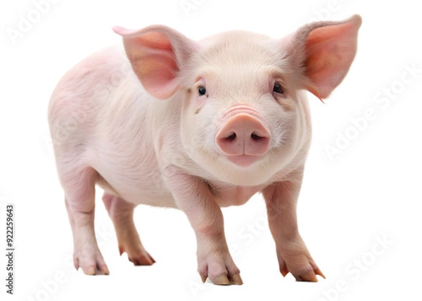 Obraz pig isolated on white background