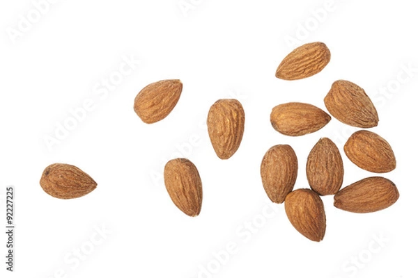 Obraz Mandeln draufsicht Freisteller