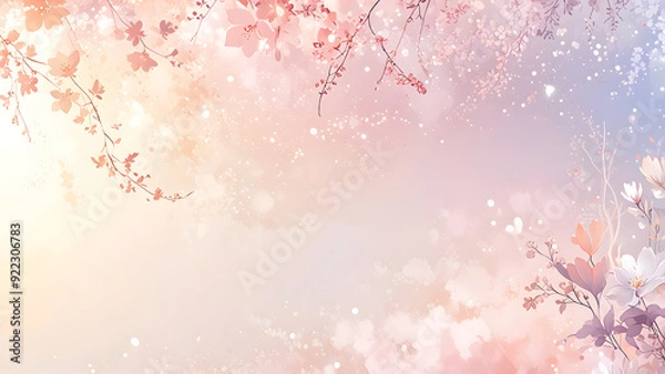 Fototapeta abstract floral background