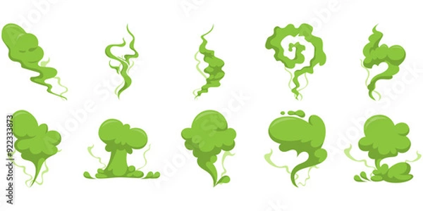 Obraz Green Smoke Cloud
