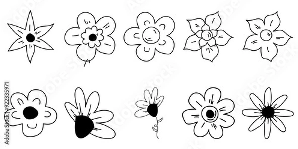 Obraz Handdrawn Abstract Flower