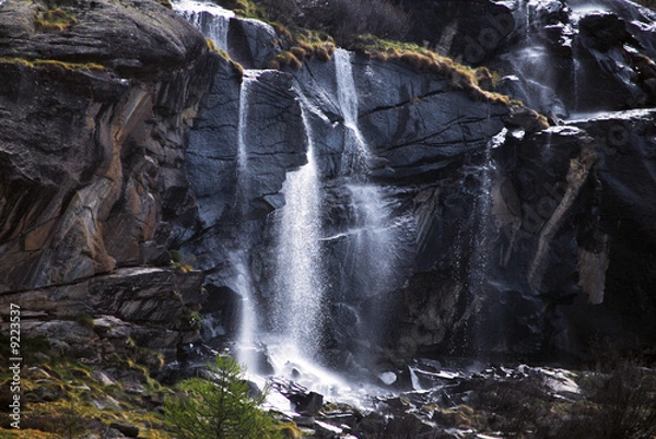 Obraz Naturkulisse, Wasserfall