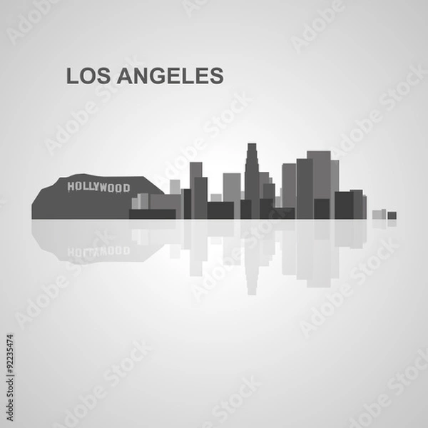 Obraz Los Angeles  skyline  for your design