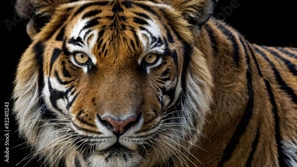 Obraz Majestic Tiger Portrait with Intense Gaze
