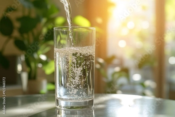 Fototapeta Explore the benefits of advanced filtration systems for clean and safe drinking water, essential for health, hydration, and wellness, ensuring optimal purity for you and your family