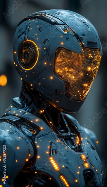 Fototapeta Futuristic robot