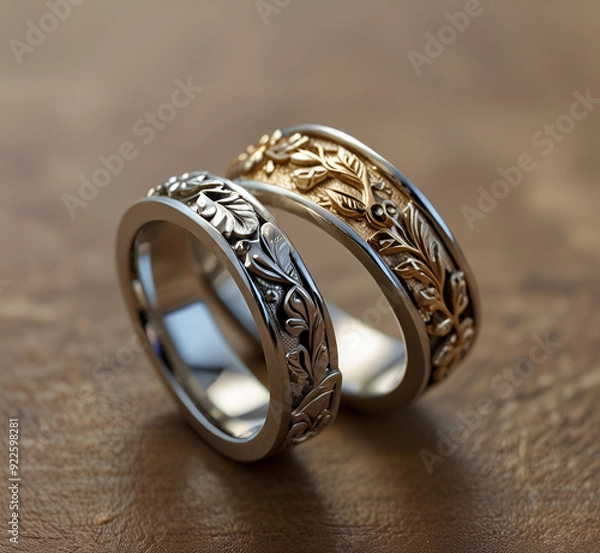 Obraz beautiful ring for engagement AI generative