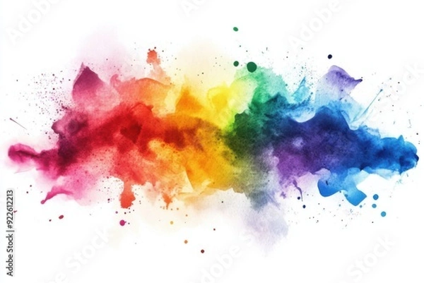 Fototapeta Vibrant Color Splash