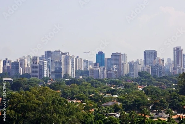 Fototapeta Panoramablick über Sao Paulo