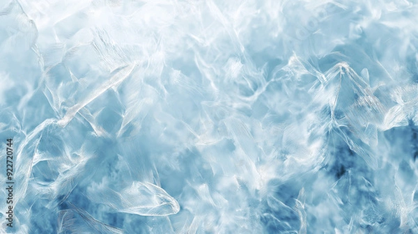 Fototapeta ice texture background, photorealistic