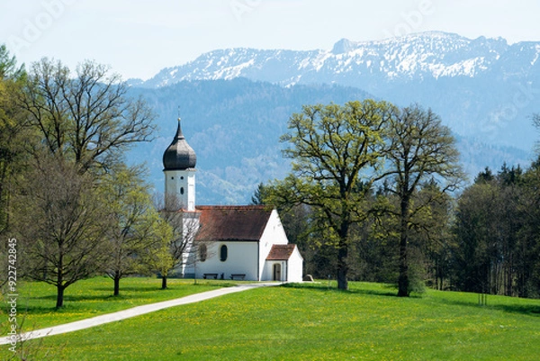 Obraz A small church in Bavaria