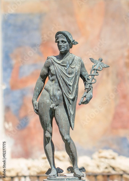 Obraz god hermes statue
