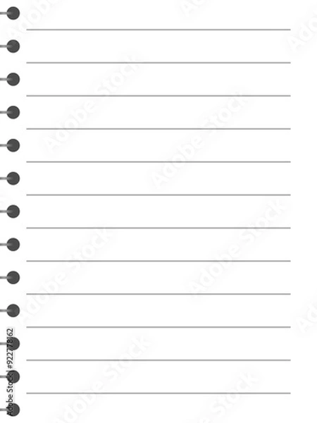 Obraz Loose-leaf paper