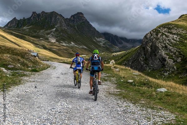 Obraz Rowerzyści górscy