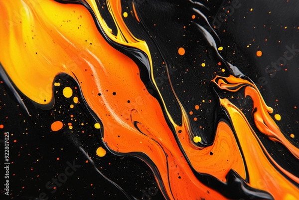 Fototapeta halloween background, painted generic and abstract