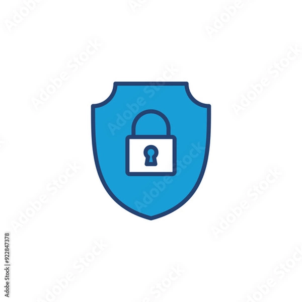 Fototapeta Security icon vector. protection icon. privacy. vpn