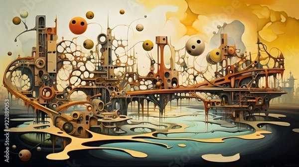 Obraz abstract world of dreaming UHD Wallpaper