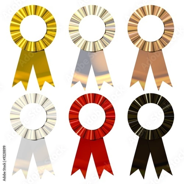 Obraz Shiny Award Ribbons