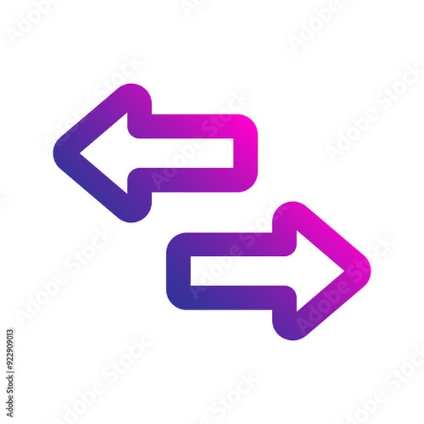 Fototapeta transaction gradient icon