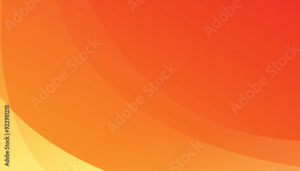 Fototapeta Orange wave background. Dynamic shapes composition. Eps10 vector
