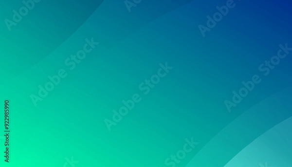 Fototapeta Abstract Gradient Green Blue liquid background. Eps10 vector
