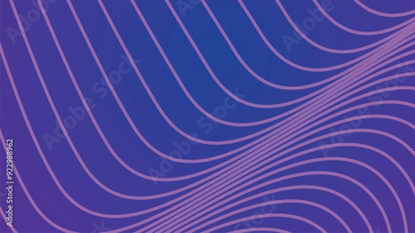 Obraz Purple wavy line abstract background for backdrop or presentation