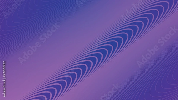 Fototapeta Purple wavy line abstract background for backdrop or presentation