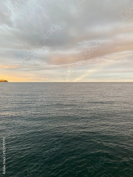 Obraz sunset over a lake