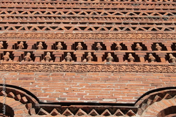 Fototapeta кирпичная стена с узорами