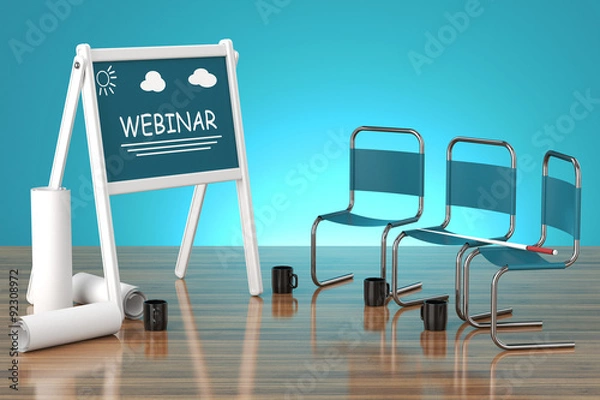 Obraz concept webinar