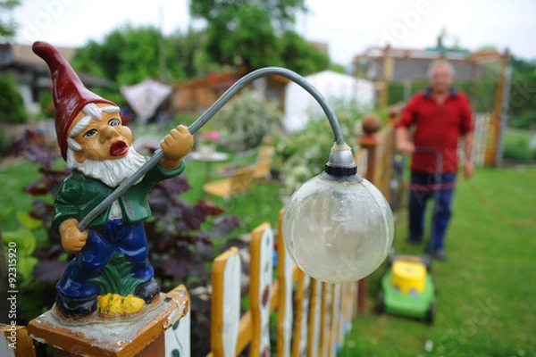 Obraz Garden gnome with men