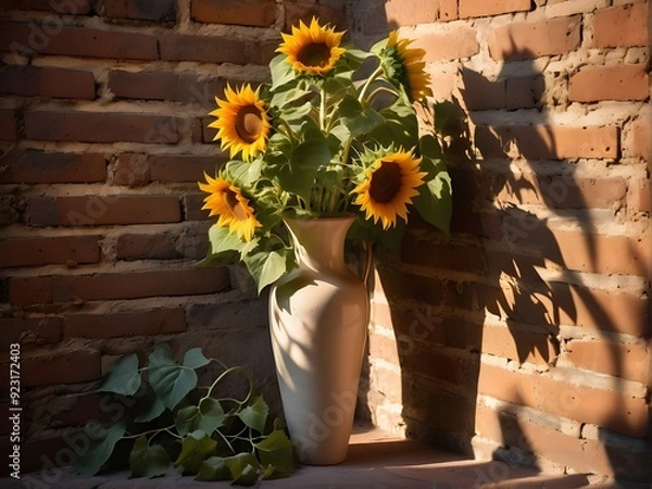 Obraz sunflowers in a vase