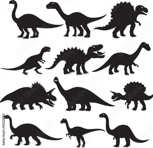 Obraz set of dinosaurs