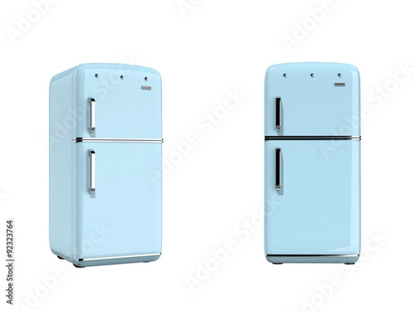 Fototapeta レトロ冷蔵庫