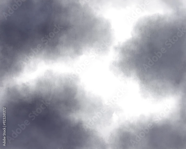 Obraz 曇り空のイラスト　背景　素材