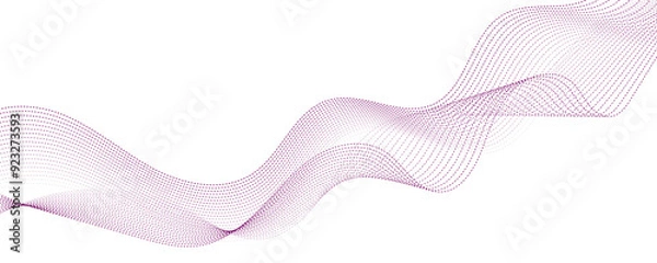Obraz Abstract purple wave background