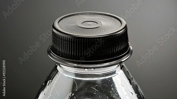 Fototapeta A bottle cap is shown with a clear bottle inside